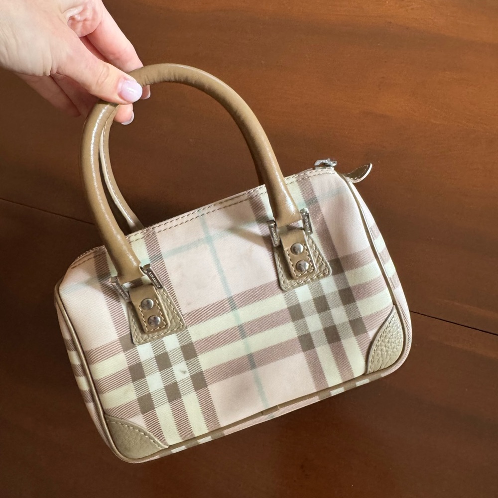 BURBERRY Pink Mini Nova Handbag